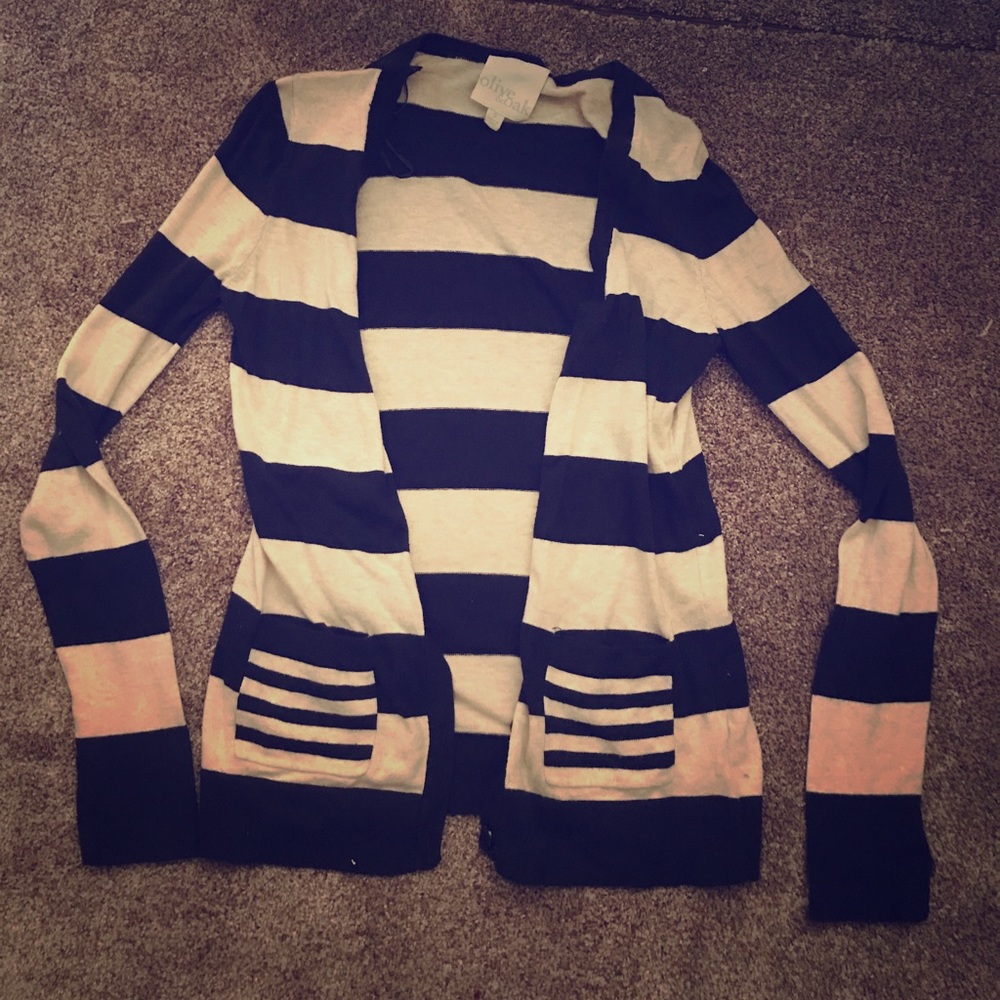 Striped cardigan